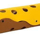 Guinea Pig Hideout Guinea Pig Tunnel Washable Tube with Cheese-Hole Design Soft Cozy Hideaway for Cage Corner Indoor Play and Enrichment-Brown