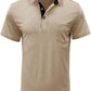 Men's Casual Polo Shirts Classic Button Basic Short Sleeve Shirt Solid Color Cotton Tees Golf Stylish Tops
