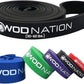 WOD Nation Pull Up Assistance Bands (10-175lbs Band) - Best for Pullup Assist, Chin Ups, Resistance Bands Exercise, Stretch, Mobility Work & Serious Fitness - 41 inch Straps