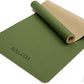 YOTTOY Yoga Mat,Non-Slip Hot Yoga Mat with Anti-Tear Design and Friendly Natural Rubber Mat with Strap and Bag