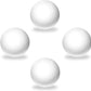 Cat Ball Toy Cat Track Balls Replacement Track Balls for Turbo Round Scratcher Toy (4 pcs), White