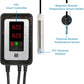 Innovative Marine Helio PTC Smart Heater - Titanium Reef Aquarium Heating System with Smart Solid State Ceramic Chip Technology (50 Watt)