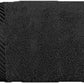 CASA COPENHAGEN Ember, 500 GSM, 27x55 Inches Large Bath Towels, Set of 4 Towels, Super Soft and Absorbent, Egyptian Cotton Towels for Bathroom & Shower - Light Grey +White +Black +Dark Grey