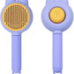Cat Brush for Short or Long Haired Cats Dogs Rabbits, Cute Dog Brush with Release Button for Massage and Removes Loose Fur