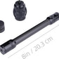 Archery Bow Stabilizer for Compound Bow, Carbon Fiber Bow Balance Bar, Damping System and Weights Kit, 6/8/10/12/in