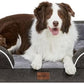 Comfort Expression Waterproof Orthopedic Foam Dog Beds for Large Dogs, Dog Beds Sofa Comfy Pet Bed with Washable Removable Cover & Non-Slip Bottom(Large,Dark Green)