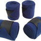Horse Leg Bandage/Horse Leg wrap (Set of 4) Red, Blue, Navy Blue, and Black (Navy Blue)