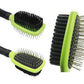 H&H Pets 2-in-1 Grooming Brush for Dogs & Cats - Pin Slicker and Bristle Brush Combo, Perfect for Pet Hair Grooming