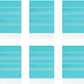 HAVLULAND Turkish Cotton Beach Towels, Bath Towel, Oversized 72"x40", Quick-Dry, Absorbent, Lightweight, Sand-Free, Ideal for Beach, Pool, Yoga, Travel, Camping Pack of 6 Turquoise