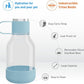 Asobu Buddy Bottle a Stainless Steel Insulated Water Bottle for with Removable Dog Water Bowl and Dog Food and Treat Storage Bowl (Blue, Tritan 50 oz Water Bottle with Bowl)