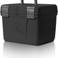 HORZE Smart Grooming Box for Horses, Dogs, Cats with Removable Tray | Non-Slip, Crack Resistant | 16" x 12" x 12" - Shadow Grey - One Size