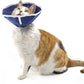 Soft Cat Recovery Collar Cat Cone E Collar Nonwoven Fabric Elizabethan Collar Loops-Protective Wound Healing Specially Designed for Cats and Puppies - Easy to Eat and Drink (S)
