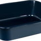 1 Pack of Extra Large Cat Litter Box (ABS Material), Low Entry Senior Litter Pen for Geriatric Kitty Big Cats, Jumbo Pet Safe Litter Boxes Tray for Pets Potty (Dark Blue, 20" L x 15.5" W)