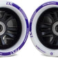Bont FX1 Roller Skate Wheels with 688 Mini Bearings - Derby and Indoor Speed Quad Skating - Pack of 8 with bearings