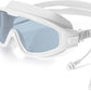 Adult Swimming Goggles,Leak-Proof,Anti-Fog Pool Glasses,Wide View Swim Goggles with Ear Plugs and Nose Clip