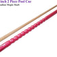 58" Pool Cue Stick,13mm 2-Piece Maple Hardwood Ergonomic Design Billiard Cues Kit,19/20/21oz