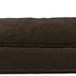 Furhaven Cooling Gel Dog Bed for Large Dogs w/ Removable Bolsters & Washable Cover, For Dogs Up to 95 lbs - Plush & Suede Sofa - Espresso, Jumbo/XL