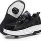 Wooowyet Roller Skate Shoes for Kids Boys Girls Rechargealbe Wheels Sneakers Fashion Roller Wheeled