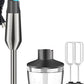 Immersion Blender RPM 16000±10% Scratch Resistant Hand Blender,15 Speed and Turbo Mode Hand Mixer, 3-in-1 Heavy Duty Copper Motor Stainless Steel Smart Stick with Egg Beaters and Chopper