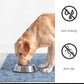 Pet Feeding Mat-Absorbent Dog Mat for Food and Water Bowl-No Stains Quick Dry Water Dispenser Mat-Dog Accessories Pet Supplies-Bowl for Messy Drinkers（Words,16"x24"