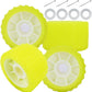 3 Inch Width x 5 Inch OD Ribbed Wobble Roller Kit/Poly Ribbed Wobble Roller