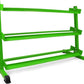 WF Athletic Supply Heavy-Duty Dumbbell Rack Stand, Weight Rack for Home Gym, Weight Holder, Available Sizes for Storage 5-50LB or 5-75LB Dumbbell Pairs, Black/Red/Green/Blue, RACK ONLY