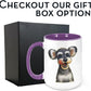 Personalized Coffee Mug, Custom Photo Caricature Gift, Funny Customized Coffee Gift for Men & Women, Custom Mugs with Pictures, Purple 15oz Customized Ceramic Tea Cup