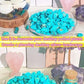 YATOJUZI Turquoise Aquarium Gravel Rocks Bulk Wholesale Tumbled Crystals Stones Chips Crushed Reiki Energy Balancing Gemstones for Planters Vase Filler Fountain Fish Tank Potted Decor 0.44LB