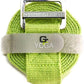 Gradient Fitness Yoga Strap, Friction-Less Easy-Feed Buckle, Super Soft Cotton/Polyester Blend Webbing, Free eGuide. (8 Feet)