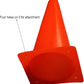 12 Inch Traffic Training Cones, 12 Pack Cones Sports Training Agility Plastic Safety Parking Cones, Agility Field Marker Cones for Soccer Basketball Football, Outdoor Sport Activity