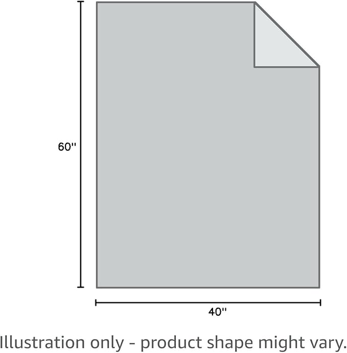 L'AGRATY Weighted Blanket Kids- 40"x60" 10lbs Cooling Breathable Microfiber Material with Glass Beads Small Blanket for All-Season Summer Fall Winter Soft Thick Comfort