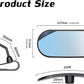 Car Rearview Mirror Rear View Mirrors for Baby 360 Adjustable Automotive Interior Mirrors Cars Mirror Rear Facing Kids Observing (Clip Base)