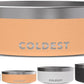 Coldest Dog Bowl - Anti Rust Metal, Non Slip, 3 Layers Insulated Stainless Steel Dog Bowls - Spill Proof & Heavy Duty - Water Bowl for Dogs, Cats & Pets, Dish Washer Safe (42 oz, Sahara Peach)
