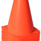 Alyoen 9 inch Orange Traffic Cones, Plastic Sport Cones, Soccer Training Cones for Outdoor Activity & Festive Events (Sets of 10/15/ 20)