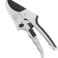 Garden clippers, premium Germany pruners, Work 3 times easier, professional ratchet pruning shears, cutting rose, flower, hedge, stem, tree, Sharp gardening scissors, Arthritis weak hand snips