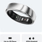 RingConn Gen 2 Air, Ultra-Thin AI Smart Ring, 10-Day Battery Life, Fitness/Sleep/Stress/HR Tracker for Women&Men, No App Fee for Standard Features, iOS & Android Compatible (Size 6, Galaxy Sliver)