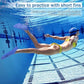 Gintenco Swim Fins, Kids Swim Training Fins for Lap Swimming, Travel Size Flippers with Mesh Bag, Silicone Swimming Fins for Kids Teens Adults Women Men