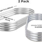Land Guard 6ft Metal Raised Garden Bed，2 Pcs Galvanized Planter Raised Beds for Vegetables…………