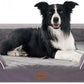 Comfort Expression Large Dog Beds Waterproof Comfy Pet Bed for Dogs Sofa, Orthopedic Foam Dog Beds with Washable Removable Cover & Non-Slip Bottom(Large,Purple)