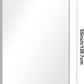 Silver Bathroom Mirror,55x36 inch Wall Mirror for Bathroom Wall Mounted,Large Rectangle Mirror for Bathroom Over Sink,Modern Metal Frame for Living Room,Bedroom Entryway,Horizontal/Vertical