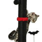 MECOOL Cat Scratching Post Premium Sisal Scratch Posts with Hanging Ball Vertical Scratcher for Indoor Cats and Kittens,Black