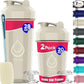 2 PACK, 28 oz & 20 oz Shaker Bottles with Powerful Wire Whisks for Protein Mixes | Leakproof Blender Shaker Bottle Pack | BPA-Free & Dishwasher Safe | Shaker Bottle | Shaker Cups for shakes