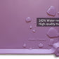 Hoki Found Large High-Sided Silicone Pet Food Tray - Non-Slip Bowls Placemat - Dog and Cat Feeding Mat - Waterproof - Amethyst