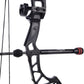 AMEYXGS 6/8/10/12 Inch Archery Bow Stabilizer Carbon Fiber Balance Bar Rod Side Rod Stabilizer Dampen Weight for Compound Bow Recurve Bow Accessory