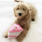 ZippyPaws Birthday Box - Dog Squeaky Toys to Keep Them Busy, Funny Food Plush for Small, Medium, & Large Dogs, Cute Stuffed Puppy Toy & Hat, Pet Products, Gift for Dogs of All Breeds - 3-Pack, Pink