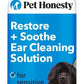 Restore + Soothe Ear Cleaner for Dogs & Cats, Soothes Itching, Gentle on Sensive Ears, Irritation and Aches (Aloe Vera) - 4oz