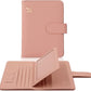 Melsbrinna Rfid Passport Holder for Travel women/Men, Cute Passport Wallet Rfid Blocking Card Slots, Rfid Passport Cover/CaseTravel Wallet, Passport Book Holder (1, Pink)