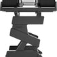 SNODE AD80 Drop Proof 80 lbs Adjustable Dumbbell Set -Adjustable Weights with Cast Iron Plates and Cradle, Knurled Handle, Fast Adjust, Compact Home Gym Equipment for Bench & Press