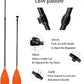 LBW 3 Piece SUP Paddle Board Paddle Floating Portable Paddleboard Accessories Adjustable Double Holes Lock Sturdy & Ergonomic for Surfing Beginner