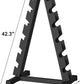 Premium Rubber Coated Hex Dumbbell Weight Set with Rack, Multiple Packages,210LB/350LB/450LB/550LB Set for Home Gym, Hand Weights for Muscle Toning, Strength Building & Full Body Workout